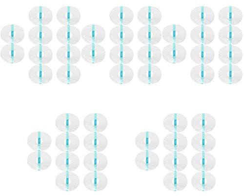 Beaupretty 50 Stück Klebeflecken Sensorschutzaufkleber Vorgeschnittene Abdeckung Transparente Patches Diabetische Sensorabdeckungen Sensorabdeckband Weiß Tpu Runden Anti-fall-aufkleber