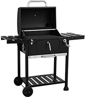 TIST Charcoal Household Barbecue, Villa Yard Barbecue, Large Outdoor Barbecue Grill, American-style Smoked BBQ