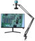 48MP 4K 1080P HDMI USB Industrial Video Digital Microscope Camera 130X Zoom C Mount Lens Cantilever stand For Repair Soldering (Color : G VGA)