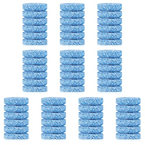 60pcs Windscreen Washer Tablets, Car Wiper Cleaning Tablets, Car Effervescent Tabs, Screen Wash for Cars Windshield Glass Concentrated Solid Fluid Detergent Tablets