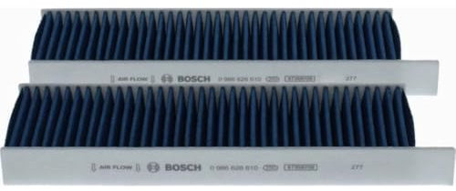 Bosch A8610 - Innenraumfilter FILTER+pro antibakteriell, wirksam gegen übel riechende Gase, Viren, Schimmel, Feinstaub und Allergene