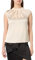 comma Satinbluse mit Raffung beige 36