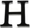 Kinderzimmer Deko Mädchen 26 Buchstaben DIY 3D Spiegel Acryl Wand Aufkleber Decals Einrichtungsgegenstände Wandbilder Aufkleber Kinder Wandtattoo Kinderzimmer Junge (H, One Size)