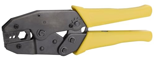 Crimpzange lmr400 für Koaxialstecker LMR400, Belden9913, RG8, RG213, RG214, RG316, RG174 Kabel, Crimpwerkzeuge, Sechskant-Schneideisen mit 10,9 mm für 400 Kabel, Gelb