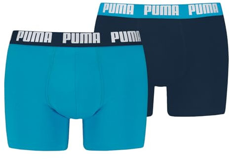 PUMA Herren Boxer Boxershorts Shorts Unterhosen Comfort Stretch 2er Pack, Wäschegröße:M, Artikel:-013 Speed Blue