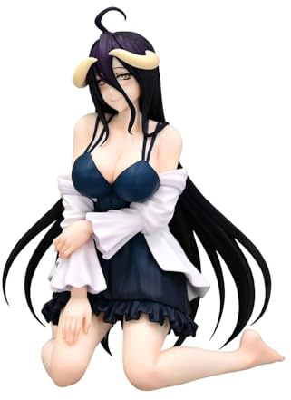 Jilijia Albedo Figur Albedo Noodle Stopper Figur Anime Cartoon Mädchen Albedo Actionfigur Sammlerstück Desktop Ornamente