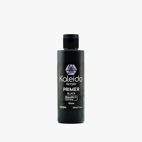 Gaahleri KP204 Apprêt Noir Brillant – Acryl Glanz-Primer, Airbrush, 210 ML | Spiegelnder Glanz bis 85 GU, füllt feinste Kratzer, verstärkt Metallic-Farben, 210 ML