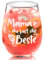 Joymaking Weinglas für Mama, Muttertagsgeschenk, Beste Mama Geschenk, Mutter Tochter Geschenk 17oz
