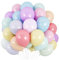 40 Stück Luftballons Pastell 10 Zoll Macarons Luftballons, Luftballons Geburtstag Luftballon Girlande Gilt für Deko Hochzeit und Party Deko Gender Reveal Party Deko