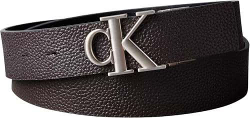 Calvin Klein Herren Ck Buckle Tumbled 35mm Adj/Rev Lv04d7049g Gürtel (1er Pack)