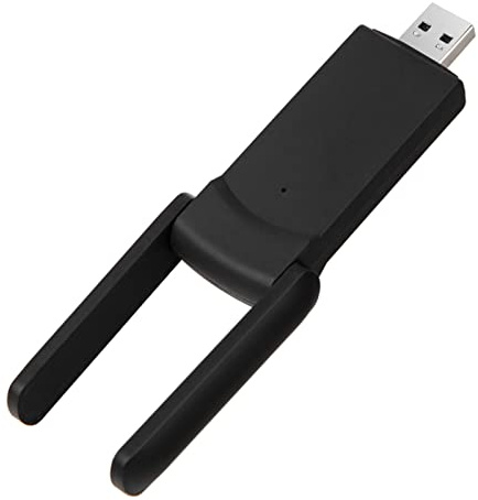 OVAQUIXI 1300 Mbit/s Dual Band WiFi-Adapter für PC, USB-WLAN-Dongle-Adapter-PC-WiFi-Adapter mit Antennen-Internet-Stick-Laptop, Kompatibel mit 10/8/7, Hochgeschwindigkeitsleistung, USB