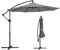 HOMSHADE Parasol de terrasse déporté 10 pieds - Parasol de marché extérieur déporté suspendu pour terrasse de piscine et jardin