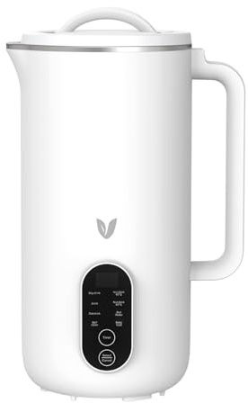VILKY VMM 600 – Vegan Drink Maker | 3-in-1 Pflanzendrinks, Babybrei & Wasserkocher | 600 ml, 8 Programme, Selbstreinigung, Edelstahl-Innenraum, 10-fach Messer, Timer, inkl. Sieb,