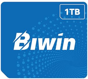 BIWIN CL100 Mini SSD 1TB - PCIe Gen4×2 NVMe 1.4 - Ultra-kompakte SSD in mit 3700 MB/s Lesen & 3400 MB/s Schreiben - IP68 Wasserdicht Stoßfest für Ultrabooks/Mini-PCs/Handhelds