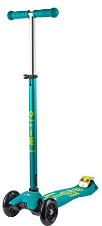 MICRO Maxi Deluxe Kinderscooter Kickboard ab 5 Jahren Variante Petrol Green