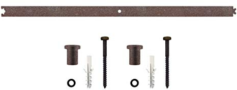 INTERSTEEL - Zwischenschiene Antik - Verlängerung für Schiebetüren, Innentüren und Wandschränke- 90 cm