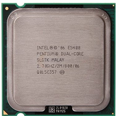 Intel - Processore CPU Pentium E5400 2.7GHz 2MB Dual-Core LGA775 (Renewed)