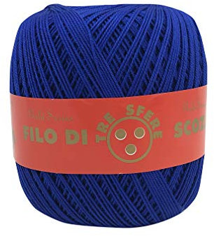 Cotone Filo di Scozia 100g Titolo 5-8 - 12-16 (Bluette - 44, 5)