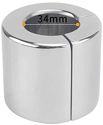 SeLgurFos Hoden Hodensack Anhänger Ball, Heavy Duty Starke Magnetische Edelstahl Kugel Gewicht Hodensack Bahre Penis Cock Ring Verzögerung Ejakulation Männliches Sexspielzeug (A6-56mm)