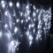 SWANEW LEDs Lichterkette LED Eisregen 8 Betriebsarten LED Lichtervorhang für Innenausstattung Außenbereich Schlafzimmer Hochzeit Weihnachten Party (Kaltesweiß, 600LEDs)