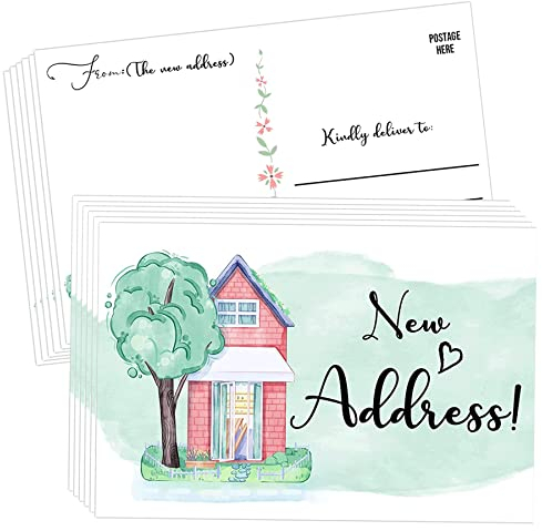 wootile We've Moved Postkarten Umzug Ankündigung Postkarten zum Ausfüllen der leeren Adressänderungskarten 10,2 x 15,2 cm – We Have Just Moved Notizkarten Real Estate Home Postkarte We've Moveds-Karte