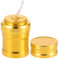 iplusmile Wanderbrenner Mini Aluminium Metall Alkohole Lampe Labor Chemie Alkohole Brenner Laborgeräte Heizung Für Stirling Motor Dampfmaschine Brenner Golden Camping-Heizgerät