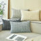 Ci & Ci 4er Set Deko Kissenbezug 30x50 cm, Grau Kordsamt Kissen Sofakissen Dekokissen Zierkissen, Flauschig Kissenbezüge Kissenhülle für Sofa Couch