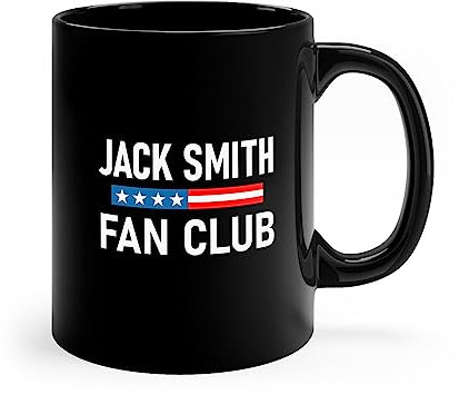 Brian Bula Jack Smith Fan Club Tasse Drink to Trump in Jail Kaffeetasse Karma is Jack Smith
