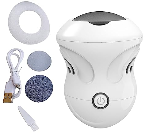 Elektrischer Hornhautentferner für den Fuß, Elektrische Peeling-Fußfeile mit 2 Gängen, Wiederaufladbarer Fußschleifer mit Akku, Fußschrubberfeile, Professionelle