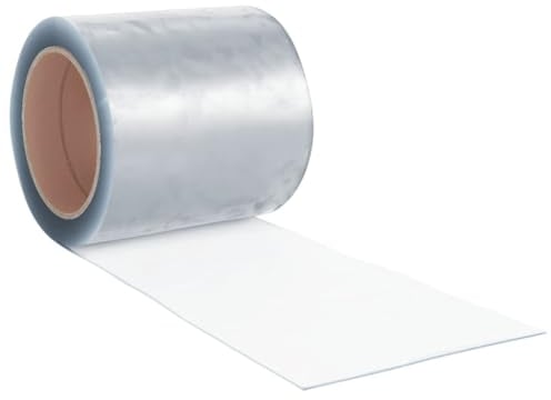 vidaXL Tenda per Porte Trasparente 200 mm x 1,6 mm 10 m in PVC