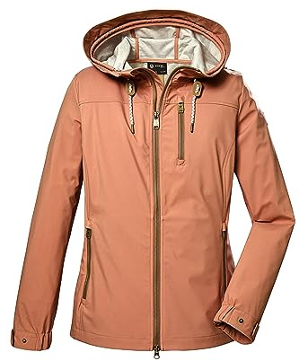 G.I.G.A. DX Damen Gs 24 Wmn Sftshll Jckt Softshell Jacke Mit Kapuze/Outdoorjacke, Orange, 36 EU
