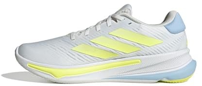 adidas Herren Supernova Ease M Laufschuhe, Crystal White/Matte Silver/hi-Res Yellow, 43 1/3 EU