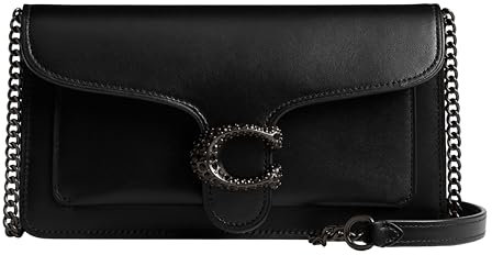 Coach Embrayage à chaîne Tabby, V5/Noir, Taille unique