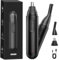 Tondeuse Nez Oreilles Homme, USB Rechargeable Tondeuse Nez Pour Hommes, Pour Oreilles, Sourcils, Barbe, Corps, Étanchéité IPX7 (Noir)