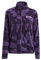 adidas Donna Terrex Multi Printed Full Zip Fleece Jacket, Aurora Black/Aurora Plum, M
