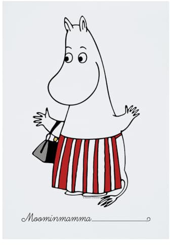 Moomin Moominmamma Waving A4 Druck Poster Wandkunst