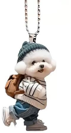 YueJieSelected Car Accessories,Autoanhänger Auto Spiegel Deko,Auto Deko Anhänger,Rückspiegel Deko,Deko Auto Innenraum, Innen,Schlüsselanhänger Geschenk,
