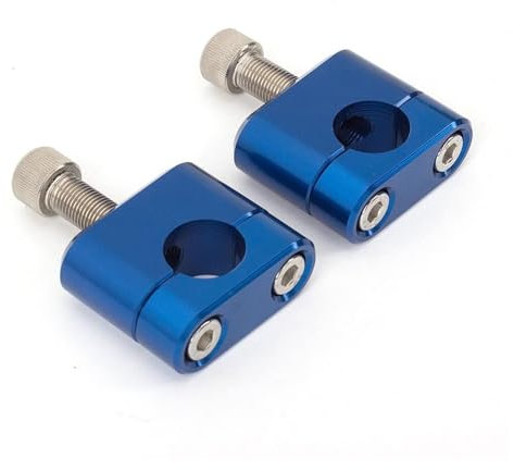 Motorcycle Handlebar Clamp for Pit Dirt Bike Racing Accessories ATV CNC Motorcycle Universal Fat Bar Risers Mount Clamp Adaptor 22mm 28mm(22mm 2)