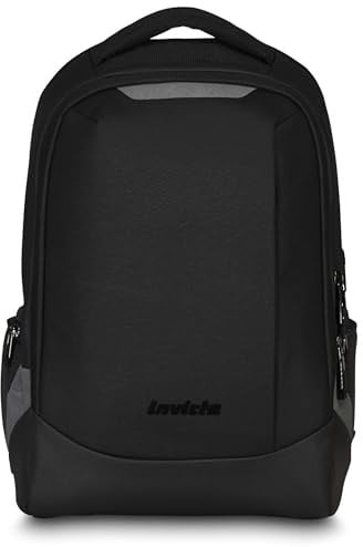 Invicta Zaino MATE S, Monoscomparto, Tasca porta laptop, Multifunzione, Per ragazzi e adulti, Ufficio, Tempo libero e viaggi