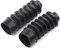 FSFYUK Motorrad 39mm Gabel Faltenbalg Dämpfer Abdeckungen Vorne Staub Gator Schutz Gamaschen Für XL883 1200 / Dyna FXD Powersports Gabel Schutz