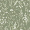 CHDITB Wallpaper Green Peel And Stick,Vintage Flower Wallpaper,Green Plants Stickers(44x300cm) Floral Wall Paper Self Adhesive,Light Botanical Stickers For Living Room Bedroom Wall Cabinets Furniture