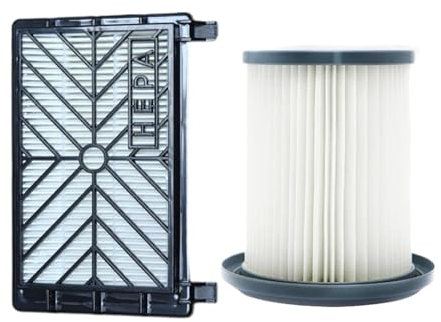 OJAQYUYA Lot De 2 Accessoires for Aspirateur, Filtres HEPA + Élément Filtrant De 12 Cm, Compatibles avec Philips, Filtre HEPA FC8712 FC8714 FC8716 FC8720 FC8732