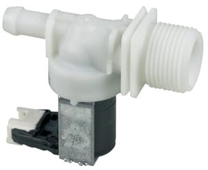 LUTH Premium Profi Parts Elettrovalvola compatibile con Whirlpool 480140102032 1 scomparto 180° 11,0 mm di diametro per lavastoviglie