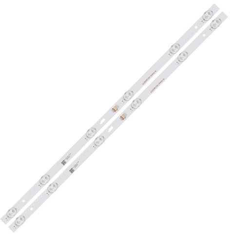 VPVCKMVTVZ Lot de 2 Bandes LED for téléviseurs Fit for Thomson 32 Pouces, T32D16DH-01B, T32D16DH-01W, JL.D32061330-004AS-M, 4C LB320T-JF3 et 4C LB320T-JF4