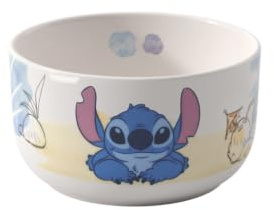 Villeroy & Boch - Disney Stitch Kinder-Müslischale, Spülmaschinenfest, Mikrowellensicher, Schüssel für Kinder, Premium Porzellan
