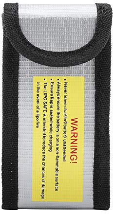 Fireproof Battery Bag Safety Case; Portable, Explosion-proof, Temperature-resistant for Charge & Storage