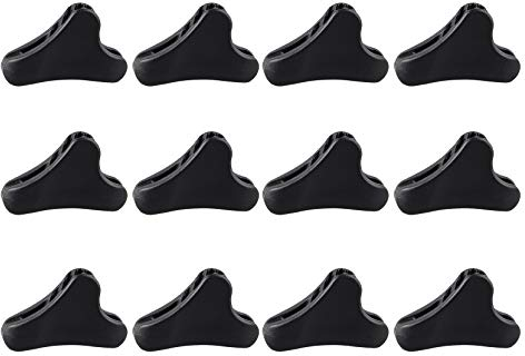 Futheda Lot de 12 Mini tendeurs de Corde en Plastique léger pour Le Camping, la randonnée, Le Pique-Nique, Les activités en Plein air