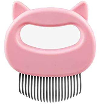 Fellbürste für Lammfelle und Schaffelle, Leichte Universal-Pflegebürste für Haustiere, Hunde, Katzen, Kaninchen Pink Einheitsgröße