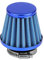 Filtro filtro aria moto, 38mm Kit filtro di induzione aspirazione con morsetto universale per moto fuoristrada ATV Quad Dirt Pit Bike(Blu)
