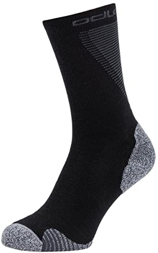 Odlo Unisex Active Warm Running Sportsocken Active Warm Running I Damen & Herren I Lange Laufsocken (1er Pack)